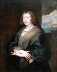 Muotokuva naisesta ruusun kanssa, vuosina 1635–1639