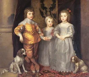 Englannin kuningas Kaarle I:n (1600-49) ja kuningatar Henrietta Marian (1609-69) lapset, 1637