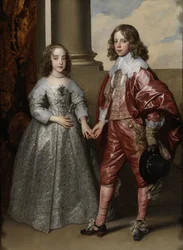 William II, Orangen prinssi, ja hänen morsiamensa Mary Stuart