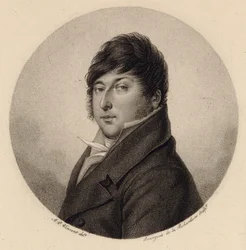 Säveltäjä Rodolphe Kreutzerin muotokuva 1766-1831.