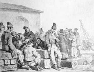 Vangit, kaiverrus Francois Seraphin Delpech (1778-1825), 1800-luvun ensimmäinen puolisko