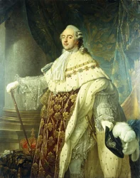 Ludvig XV:n muotokuva valtion kaapuissa,