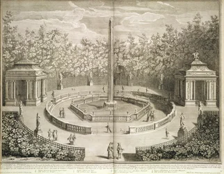Fountain of the Domes, Versailles, n.1715 (etsaus)