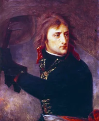 Bonaparte Arcolen sillalla, 1796
