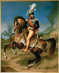 Joachim Murat, Napolin kuningas, Marechal de France, hevosen selässä ...
