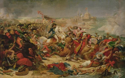 Murat kukistaa Turkin armeijan Abukirissa 25. heinäkuuta 1799, n. 1805