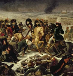 Napoleon Eylaun taistelukentällä, 9. helmikuuta 1807, 1808 (yksityiskohta vuodelta 18910)