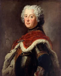 Preussin Fredrik II:n muotokuva (Preussin Fredrik II, lisänimeltään Suuri)