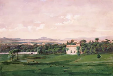 Villa Medici, Rooma (akvarelli)