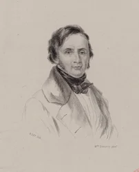 Pianisti ja säveltäjä Joseph Bernard Woetsin muotokuva 1783-1878 n. 1830.