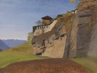 Anton Hlavacek Richterhöhe Mönchsbergillä Salzburgissa 1871