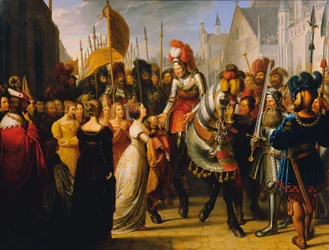 Keisari Maximilian I:n saapuminen Gentiin