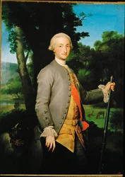 Carlos IV, Espanjan kuningas, yhä Asturian prinssi (maalaus kankaalle)