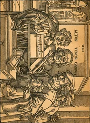 Anton Von Wormsin Anton Woensamin harvinainen puupiirros, 1899.