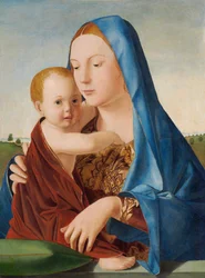 Madonna ja lapsi, n. 1475.