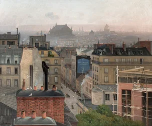 Pariisi nähtynä Montmartresta, 1887