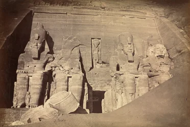 Ramses II:n temppeli, Abu Simbel, n. 1860-luku.