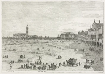 Näkymät: Prà della Valle, Padova, 1735-1746.