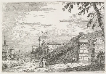 Näkymät: Two Ruined Pillars, 1735-1746.
