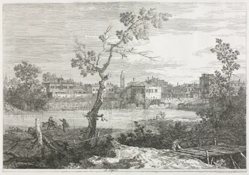 Näkymät: Näkymä Buranoon, joka on kaupunki saarella Venetsian laguunissa, 1735-1746.