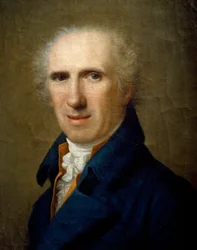 Gaspare Landin (1756-1830) kuvanveistäjä Antonio Canovan muotokuva, öljy kankaalle, 61x50 cm