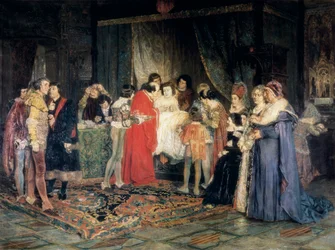 Ferdinand I:n kuolema, Antoni Casanova i Estorachin maalaus