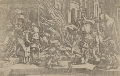 Ruumiin polttaminen, 1540-45.