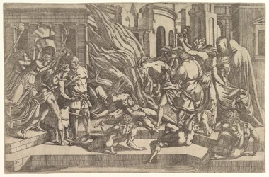 Ruumiin polttaminen, n. 1543.
