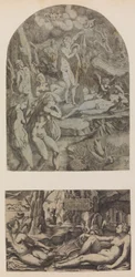 Venus ja nymfit kylpevät, 1543.