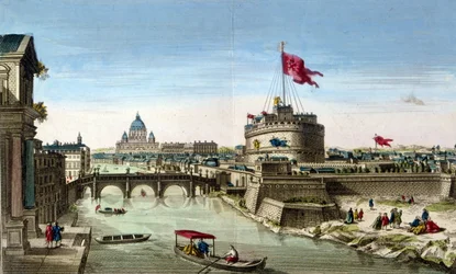 Rooma, Näkymä Tiberille, Castel Sant
