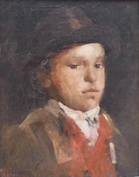 Paimenpoika, noin 1867 (öljy kankaalle)