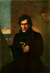 Runoilija Nestor Vasilyevich Kukolnik -muotokuva, 1836, 1965.