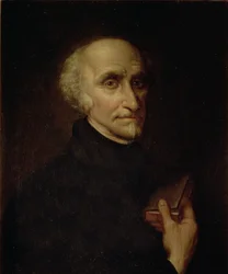 131-0795081/1 Muotokuva Pedro Calderon de la Barcasta (1600-81) espanjalainen runoilija ja näytelmäkirjailija (öljy kankaalle)