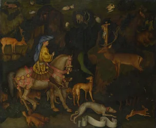 Pyhän Eustacen visio, n. 1440