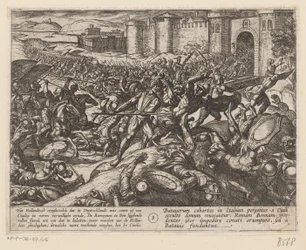 Alankomaiden joukot voittivat roomalaiset Bonnissa Batavian sodat roomalaisia ​​vastaan ​​(sarjan nimi) Batavorum cum Romanis Bellum (sarjan nimi)