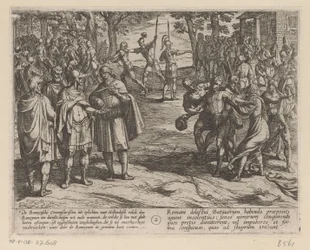 Roomalaiset ostavat nuoret hollantilaiset miehet hollantilaisilta vanhuksilta Batavian sodat roomalaisia ​​vastaan ​​(sarjan nimi) Batavorum cum Romanis Bellum (sarjan nimi)
