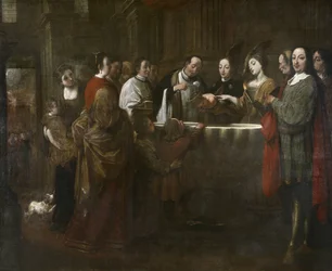 Pyhän Franciscuksen kaste, n. 1729-1733 (öljy kankaalle)