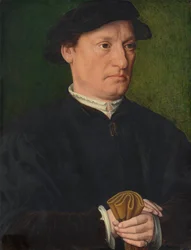 De Hondecoeterin perheen jäsen [kannepuoli], 1543.