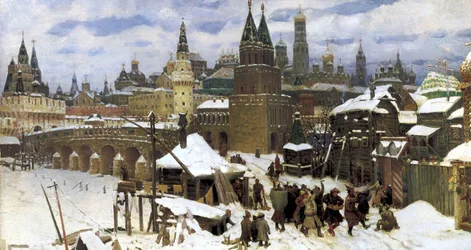 Moskova 1600-luvulla. Kaikkien pyhien silta, 1901