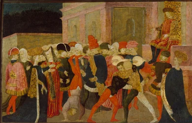 Sabiininaisten raiskaus, 1400-luku