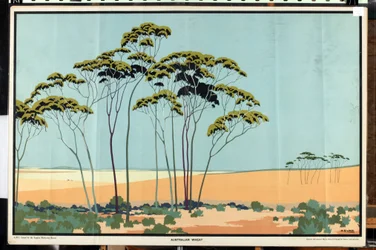 Australian Wheat, sarjasta "Australian Wealth of Wheat and Wool" (väri litho)