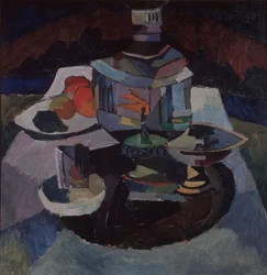 Asetelma samovaarilla, 1913