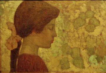 Mädchen im Profil