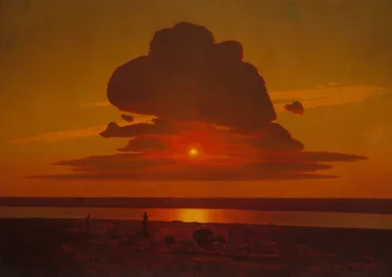 Punainen auringonlasku Dneprillä, 1905-8.