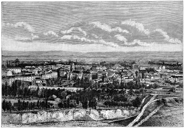 Näkymä Blidasta, Algeriasta, 1890