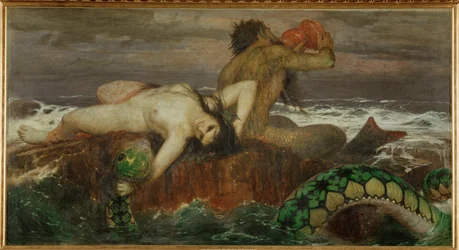 Triton und Nereide ... (maalaus kankaalle)
