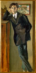 Alban Berg, säveltäjä (öljy kankaalle)