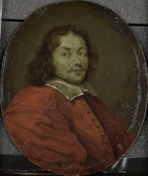 Matthijs Gansnebin muotokuva, nimeltä Tengnagel, runoilija Amsterdamissa
