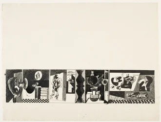 Nimetön, n. 1931/32 (kynä ja muste grafiittikynän päällä)