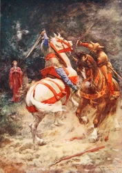 Joutsenritari (väri litho)